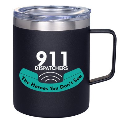 911 Dispatcher The Heroes You Don't See 12oz Stainless Steel Coffee Mug