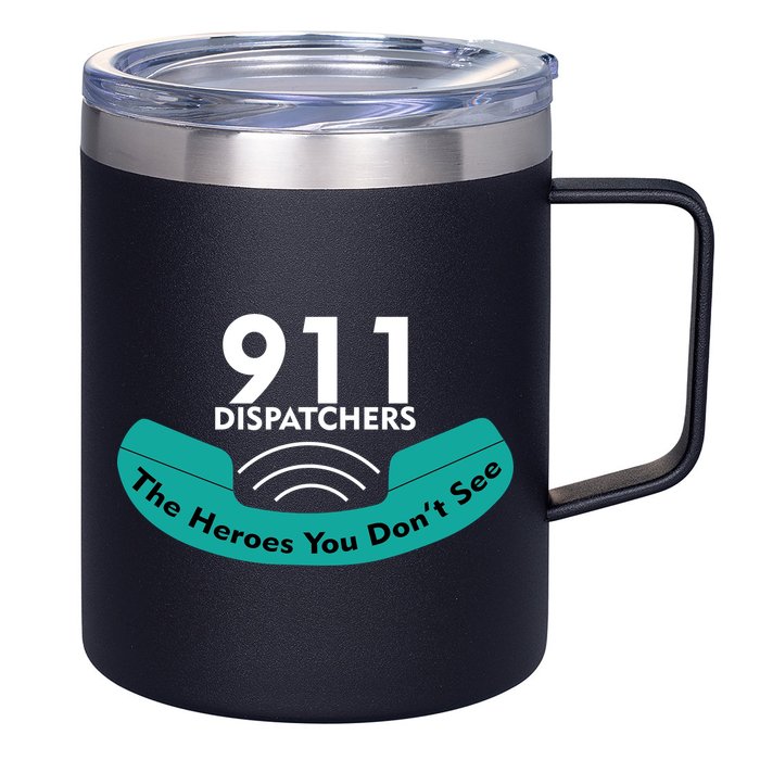 911 Dispatcher The Heroes You Don't See 12oz Stainless Steel Coffee Mug