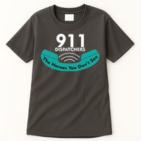 911 Dispatcher The Heroes You Don't See Tall T-Shirt
