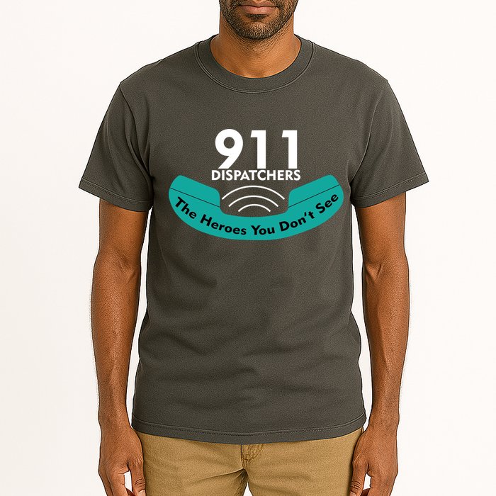 911 Dispatcher The Heroes You Don't See Tall T-Shirt