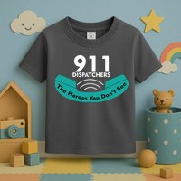 911 Dispatcher The Heroes You Don't See Toddler T-Shirt