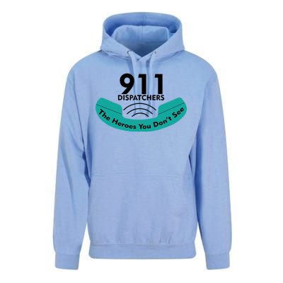 911 Dispatcher The Heroes You Don't See Unisex Surf Hoodie