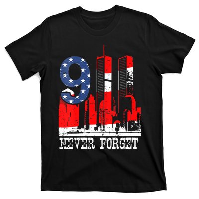 9/ 11 Never Forget Patriot Day T-Shirt