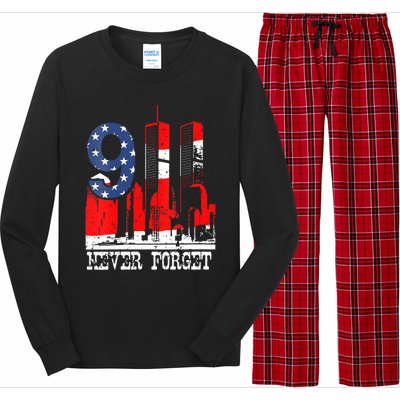 9/ 11 Never Forget Patriot Day Long Sleeve Pajama Set