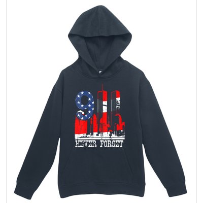 9/ 11 Never Forget Patriot Day Urban Pullover Hoodie