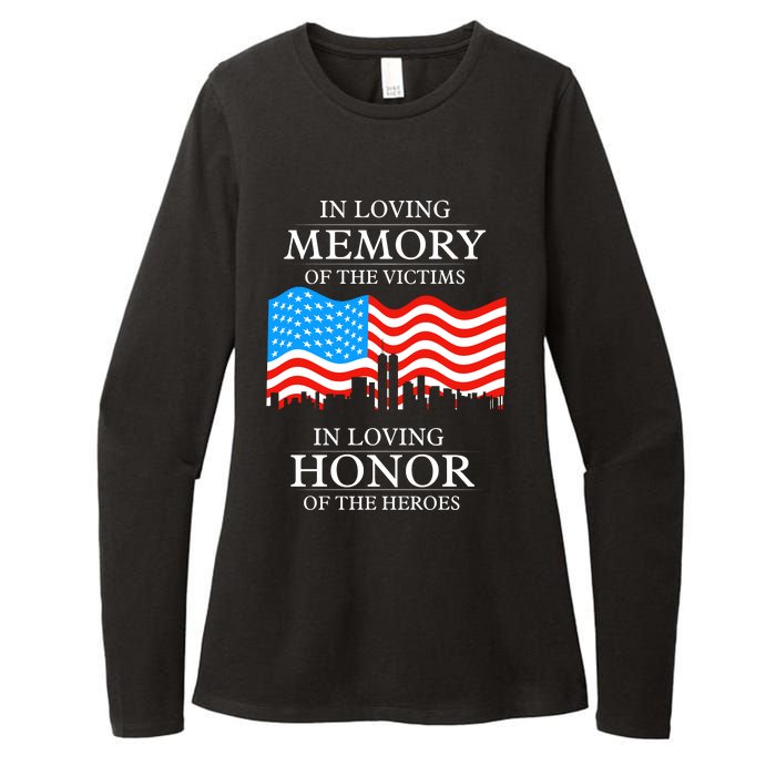 9 11 Never Forget, In Loving Memories Of Heros, Memorial Day Womens CVC Long Sleeve Shirt