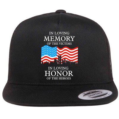 9 11 Never Forget, In Loving Memories Of Heros, Memorial Day Flatbill Hat