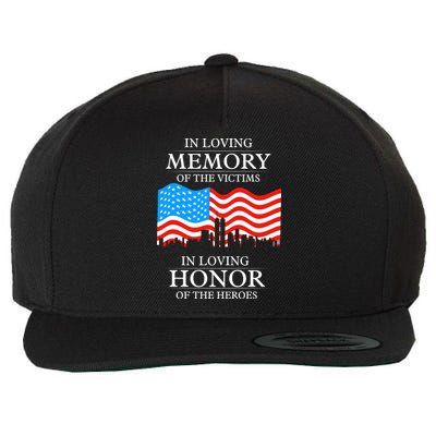 9 11 Never Forget, In Loving Memories Of Heros, Memorial Day Wool Snapback Cap