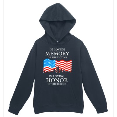 9 11 Never Forget, In Loving Memories Of Heros, Memorial Day Urban Pullover Hoodie