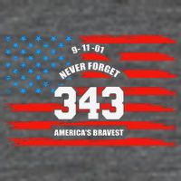 9 11 Never Forget, Firefighter 343 America Bravest Backpack
