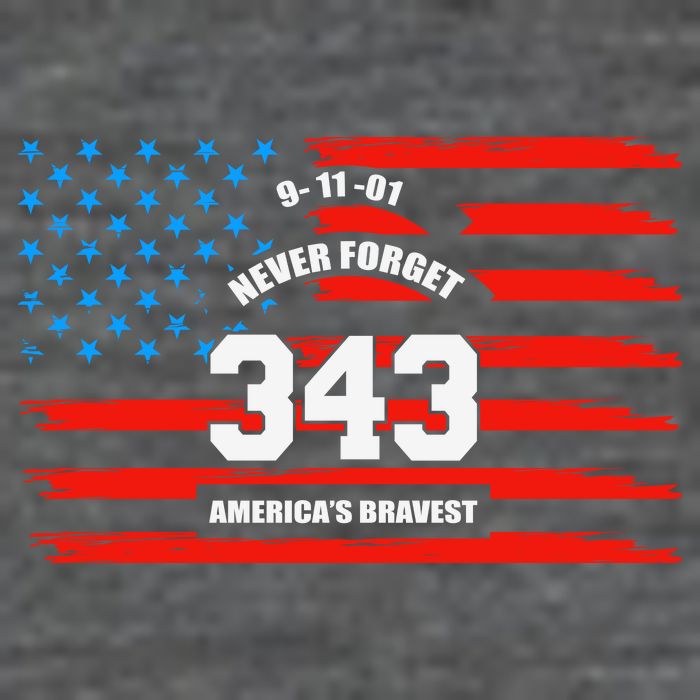9 11 Never Forget, Firefighter 343 America Bravest Backpack