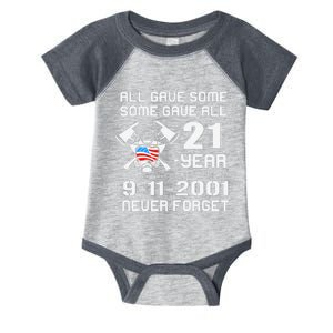 9 11 Never Forget, Firefighter 343 America Bravest, 911 Memorial September Infant Baby Jersey Bodysuit