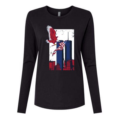 9 11 Never Forget TShirt9 11 Memorial Womens Cotton Relaxed Long Sleeve T-Shirt