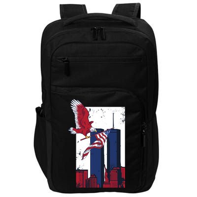 9 11 Never Forget TShirt9 11 Memorial Impact Tech Backpack