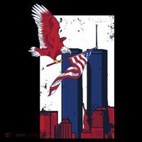 9 11 Never Forget TShirt9 11 Memorial Drawstring Bag