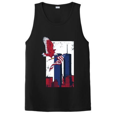 9 11 Never Forget TShirt9 11 Memorial PosiCharge Competitor Tank