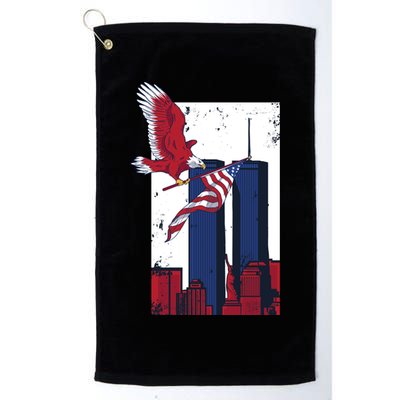 9 11 Never Forget TShirt9 11 Memorial Golf Towel