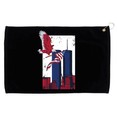 9 11 Never Forget TShirt9 11 Memorial Grommeted Golf Towel