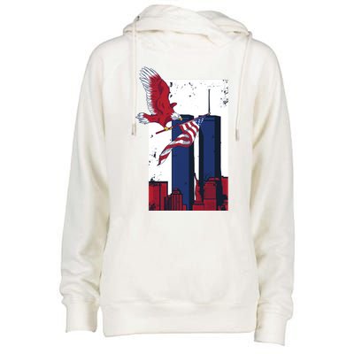 9 11 Never Forget TShirt9 11 Memorial Womens Funnel Neck Pullover Hood