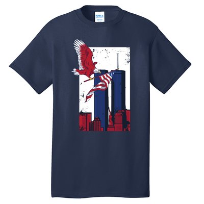 9 11 Never Forget TShirt9 11 Memorial Tall T-Shirt