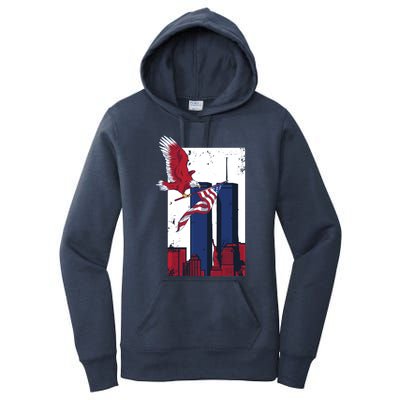 9 11 Never Forget TShirt9 11 Memorial Women's Pullover Hoodie