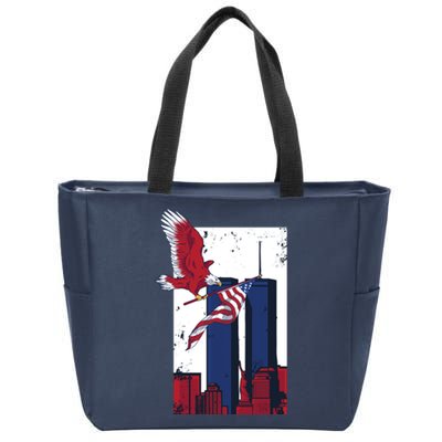 9 11 Never Forget TShirt9 11 Memorial Zip Tote Bag