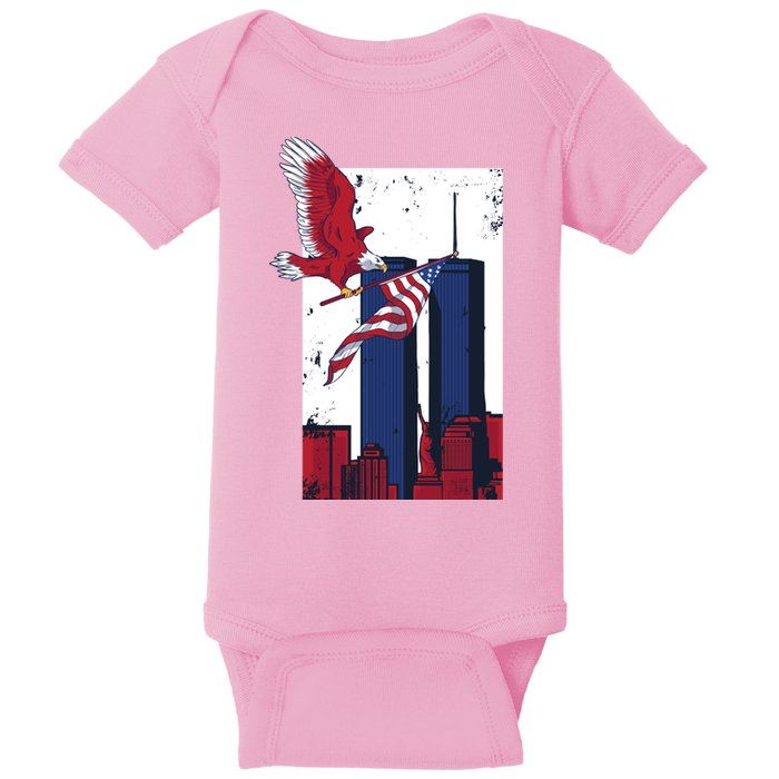 9 11 Never Forget TShirt9 11 Memorial Baby Bodysuit