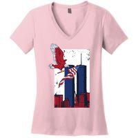 9 11 Never Forget TShirt9 11 Memorial Women's V-Neck T-Shirt