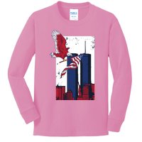 9 11 Never Forget TShirt9 11 Memorial Kids Long Sleeve Shirt