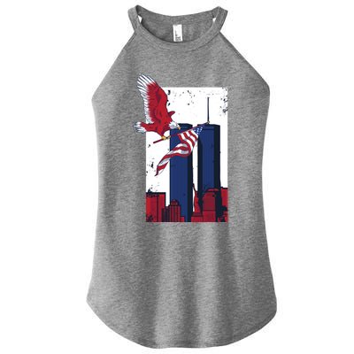 9 11 Never Forget TShirt9 11 Memorial Women's Perfect Tri Rocker Tank