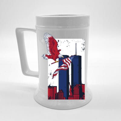 9 11 Never Forget TShirt9 11 Memorial Beer Stein