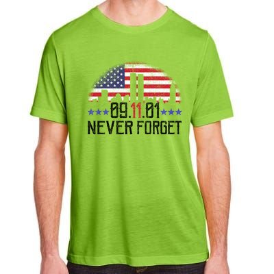 9 11 TShirt9 11 Never Forget Memorial, Peace Day Adult ChromaSoft Performance T-Shirt