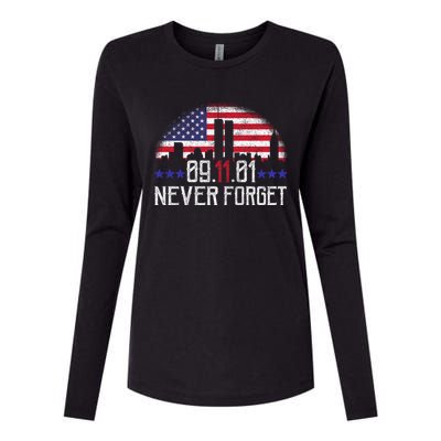 9 11 TShirt9 11 Never Forget Memorial, Peace Day Womens Cotton Relaxed Long Sleeve T-Shirt