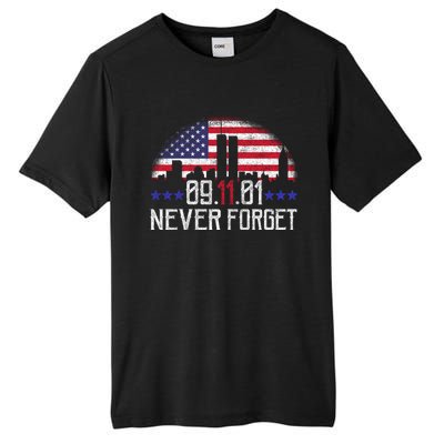 9 11 TShirt9 11 Never Forget Memorial, Peace Day Tall Fusion ChromaSoft Performance T-Shirt