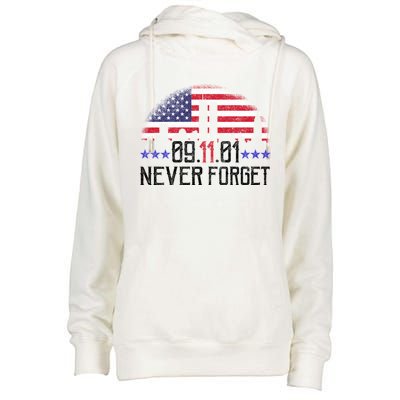 9 11 TShirt9 11 Never Forget Memorial, Peace Day Womens Funnel Neck Pullover Hood