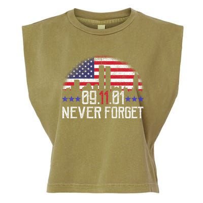 9 11 TShirt9 11 Never Forget Memorial, Peace Day Garment-Dyed Women's Muscle Tee