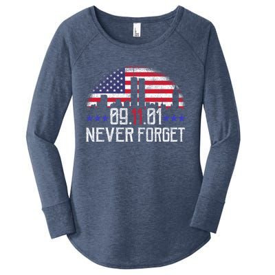 9 11 TShirt9 11 Never Forget Memorial, Peace Day Women's Perfect Tri Tunic Long Sleeve Shirt