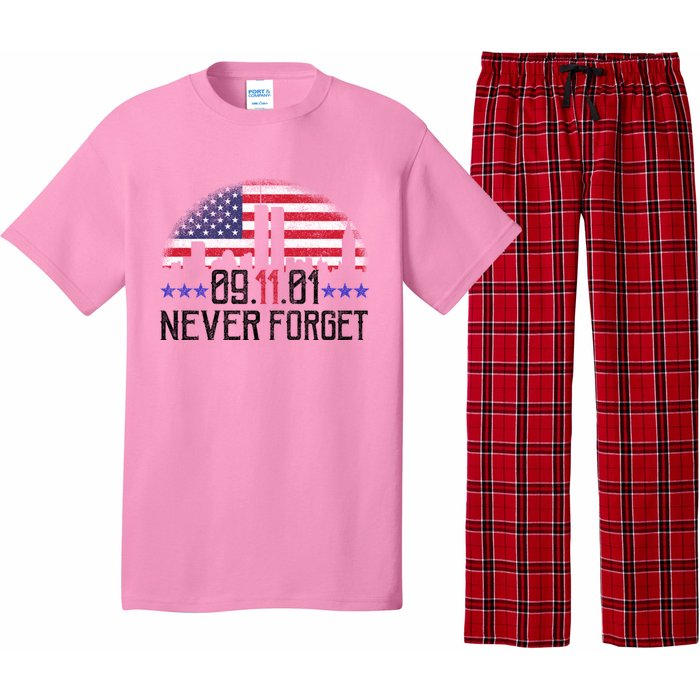 9 11 TShirt9 11 Never Forget Memorial, Peace Day Pajama Set