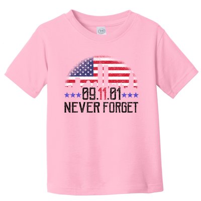 9 11 TShirt9 11 Never Forget Memorial, Peace Day Toddler T-Shirt