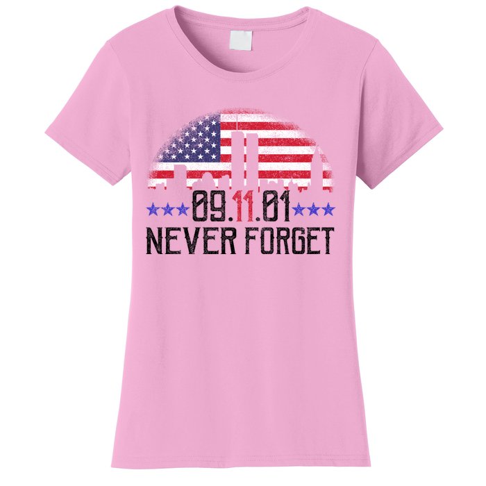 9 11 TShirt9 11 Never Forget Memorial, Peace Day Women's T-Shirt