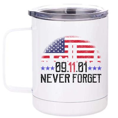 9 11 TShirt9 11 Never Forget Memorial, Peace Day 12 oz Stainless Steel Tumbler Cup