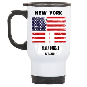 9 11 TShirtNew York 9_11 Never Forget 911 Memorial Peace Day Stainless Steel Travel Mug