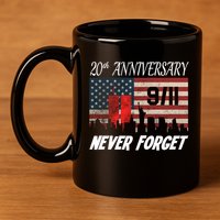 9/11 20th Anniversary 11oz C Handle Ceramic Mug