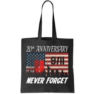 9/11 20th Anniversary Tote Bag