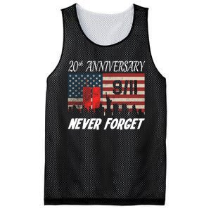 9/11 20th Anniversary Mesh Reversible Basketball Jersey Tank