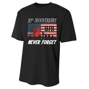 9/11 20th Anniversary Performance Sprint T-Shirt