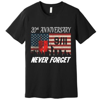 9/11 20th Anniversary Premium T-Shirt
