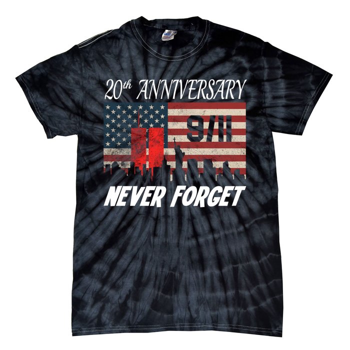 9/11 20th Anniversary Tie-Dye T-Shirt