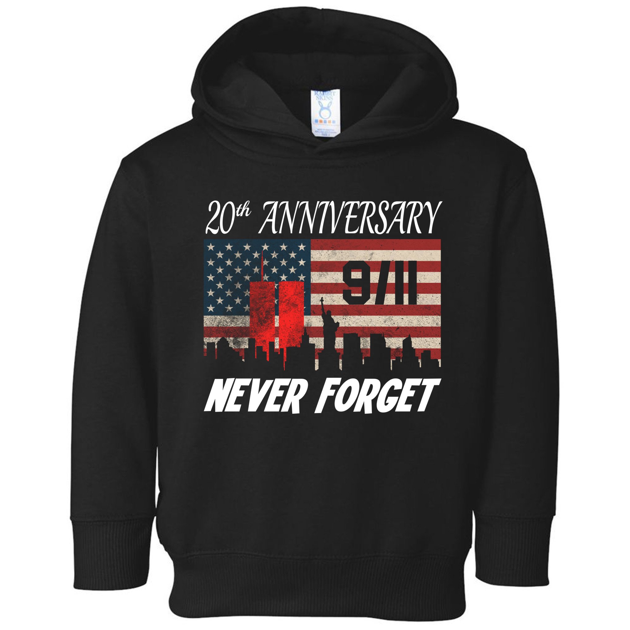 9/11 20th Anniversary Toddler Hoodie