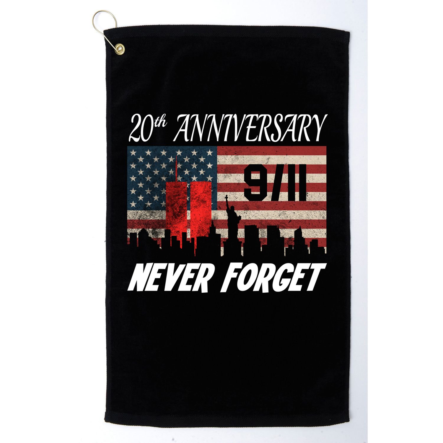 9/11 20th Anniversary Golf Towel